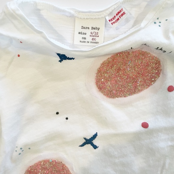 Zara 9-12 months long sleeve top - Picture 3 of 4